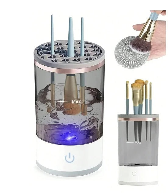 Automatic Brush Cleaner Electric Makeup Brush Cleaning Machine Fast Clean Dryer